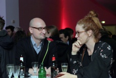 3. Daniel Stephan und Kathrin Dietzel vor Beginn der Preisverleihung