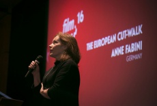 4. After the Italian contribution by Ilaria Fraioli, Anne Fabini from Germay talked about her vision of editing and film